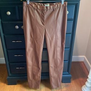 NWT JASON WU Faux Leather Pants Size Large